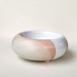 Anthropologie Ceramic Round Candle Holder Plate